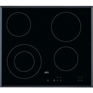 AEG 3000 Series HK624010FB 60cm 4 Zone Ceramic Hob - Black