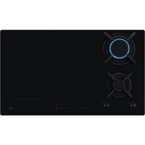 AEG 8000 Series HDB95623NB 90cm Wide Dual Fuel Hob - Black