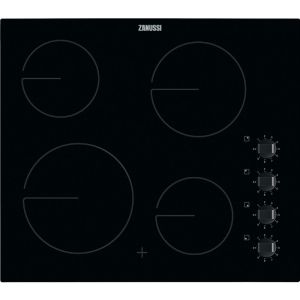 Zanussi ZHRN640K 60cm 4 Zone Ceramic Hob - Black