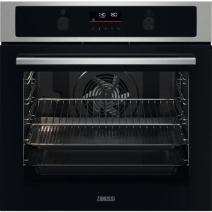 Zanussi Series 40 ZOHNA7XN 72L Built-In Electric Single Oven - Stainless Steel - A+ Rated