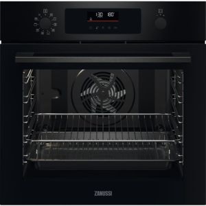 Zanussi Series 60 ZOPNX6KN 72L Built-In Electric Single Oven - Black - A+ Rated