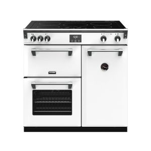 Stoves Richmond Deluxe S900Ei 90cm Electric Induction Range Cooker - Icy White - 444410915