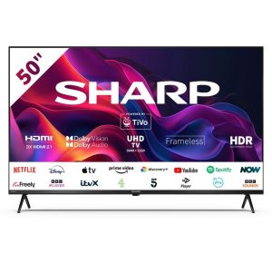 Sharp 4T-C50GK4245KB 50" 4K UHD Frameless Smart TiVo TV