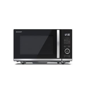 Sharp YC-QG204AU-B 20 Litres Flatbed Microwave Oven with Grill - Black