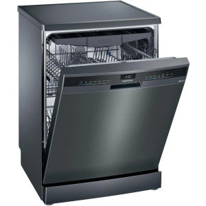 Siemens SN23EC14CG Freestanding 60 CM Dishwasher - Black Steel