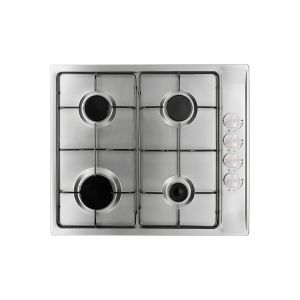 Cata UBGHFFJ60.1 60cm 4 Burner Gas Hob - Stainless Steel