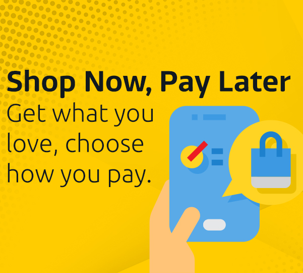 Shop now. Pay Later