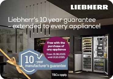 Claim a 10 year extended guarantee with Liebherr Claim a 10 year extended guarantee with Liebherr