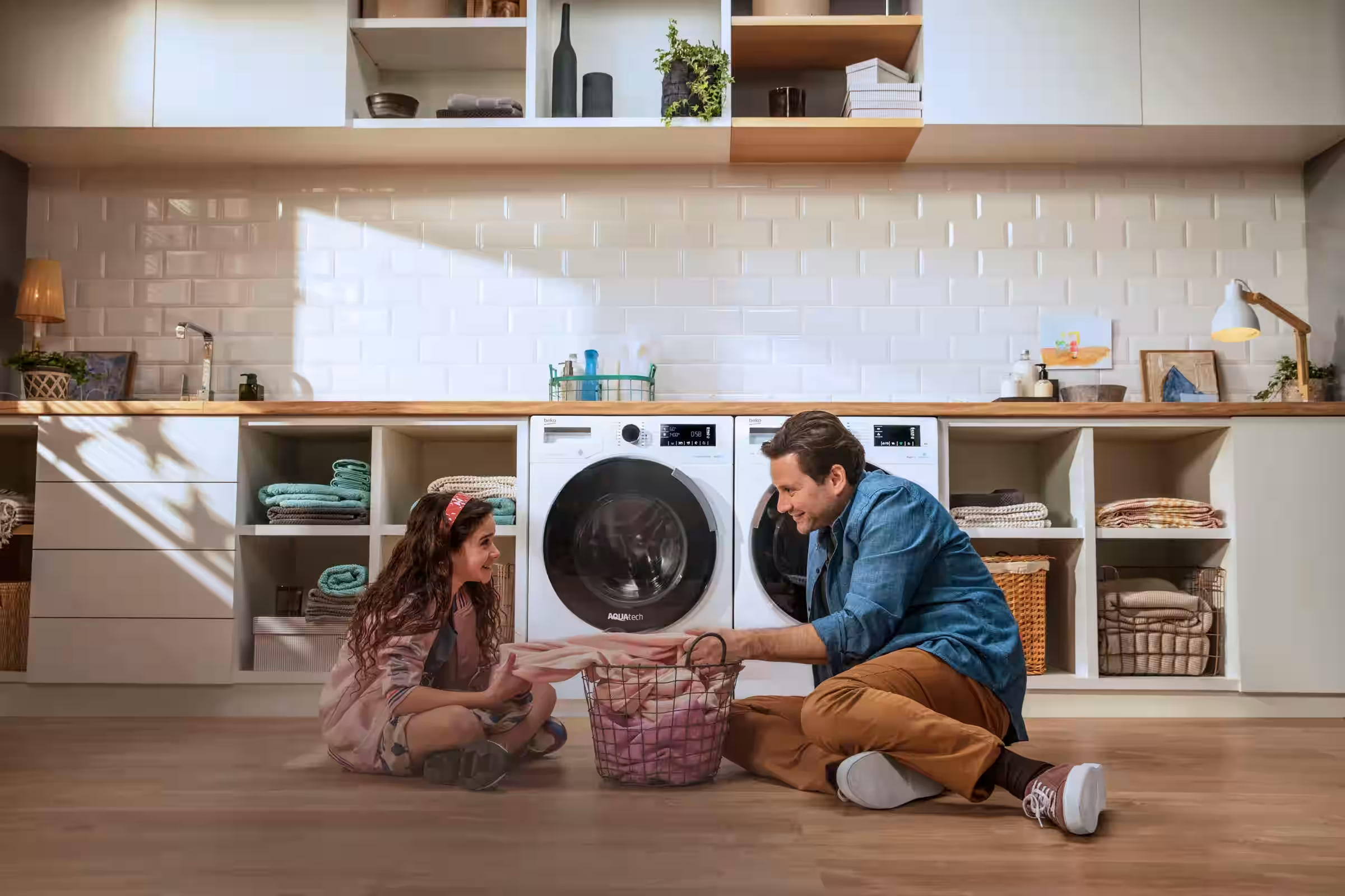 Beko Kitchen with AquaTech washing technology