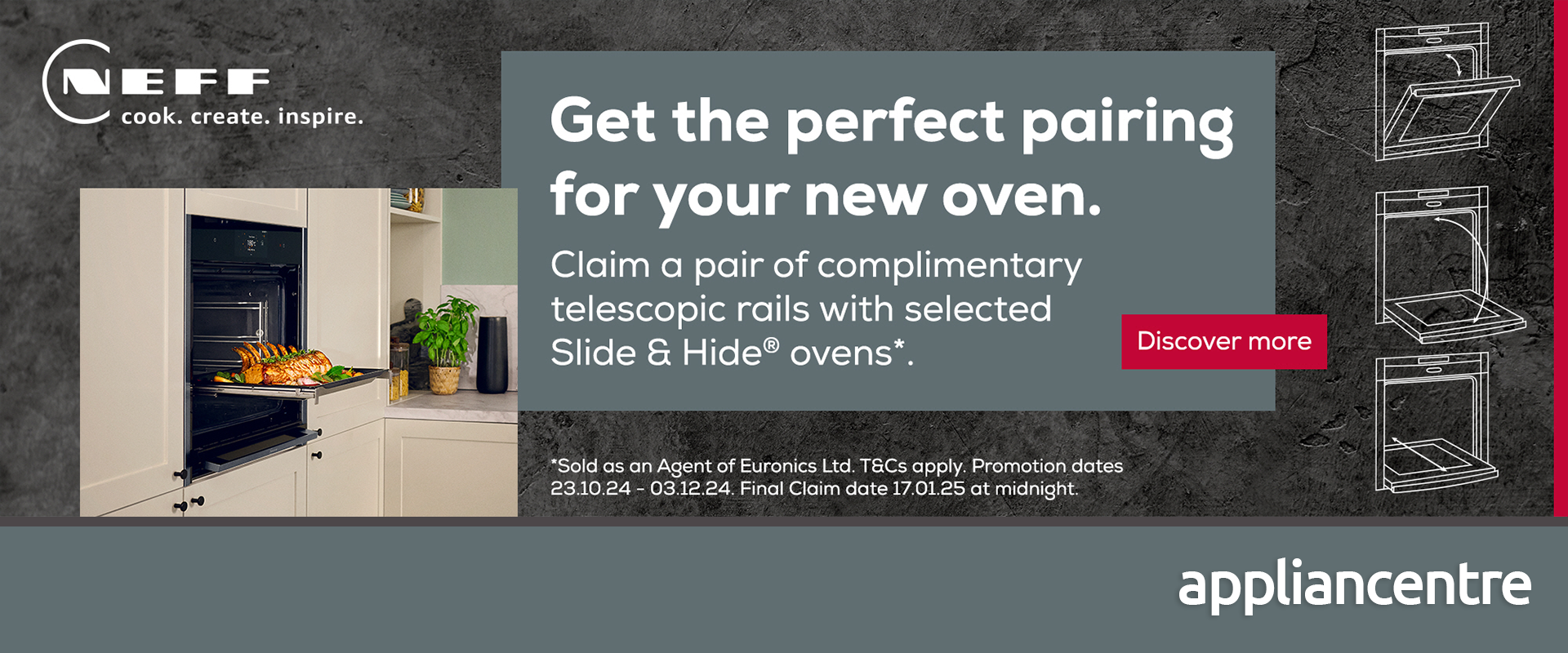 Claim Free Telescopic Rails with NEFF