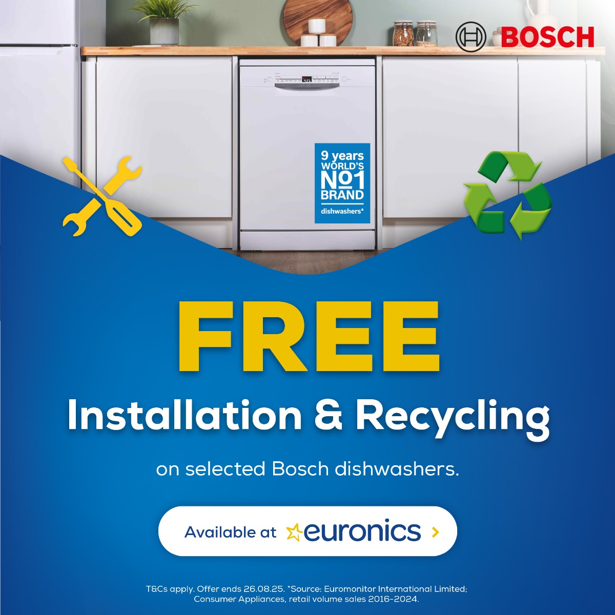 Free Remove & Recycle in partnership with Bosch Free Remove & Recycle in partnership with Bosch