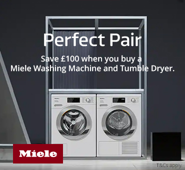 Perfect Pair - Save £100 when you buy a Miele Washing Machine and Miele Tumble Dryer, T&Cs apply.