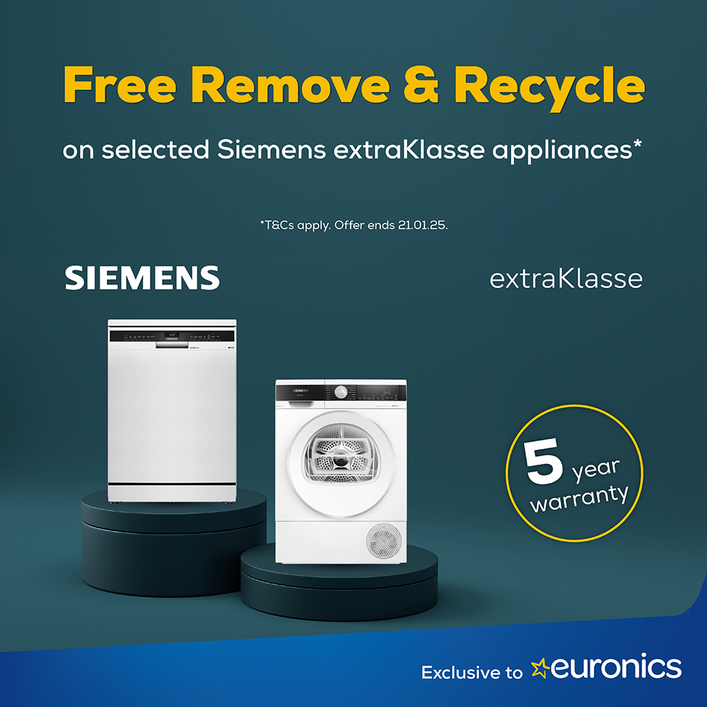 Siemens extraKlasse Free Remove & Recycle Promotion