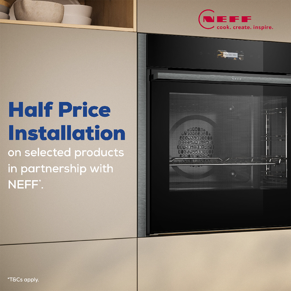 NEFF Half-price installation in-store Promotion
